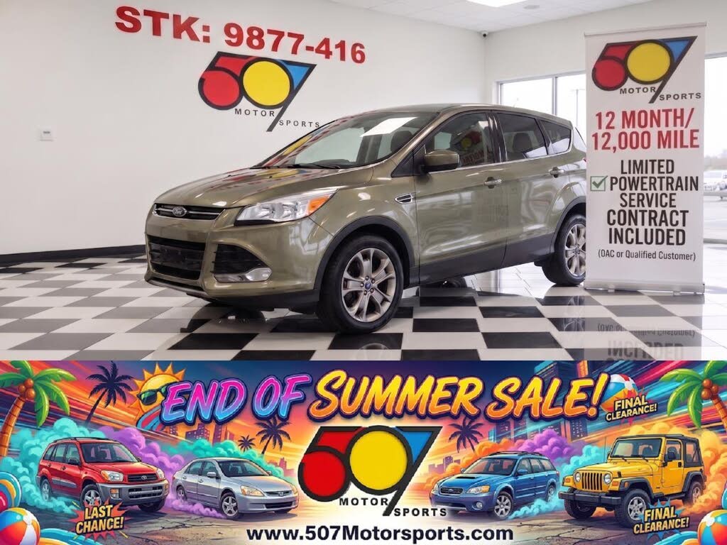 2013 Ford Escape Verde SUV/Crossover Tracción en las cuatro ruedas Automática