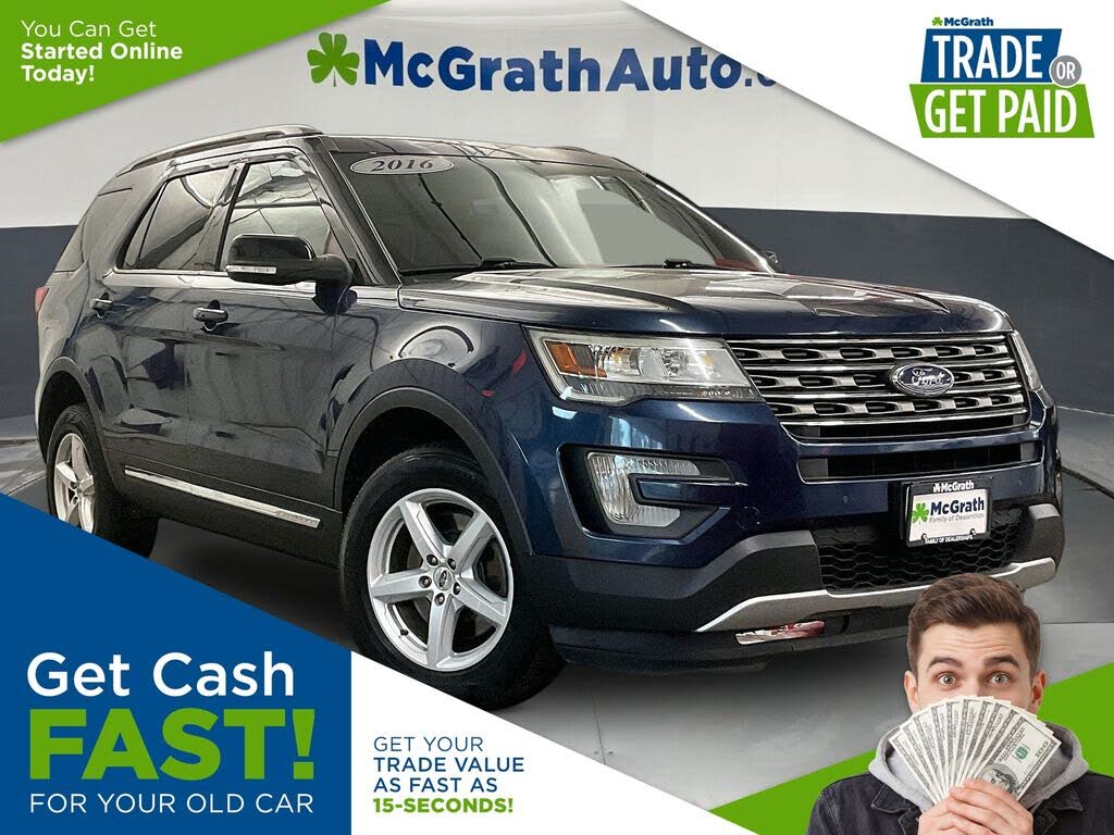 Black 2016 Ford Explorer SUV / Crossover All-Wheel Drive 6-Speed Automatic
