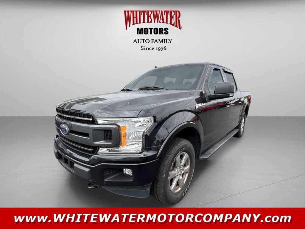Black 2019 Ford F-150 Pickup Truck Four-Wheel Drive Automatic