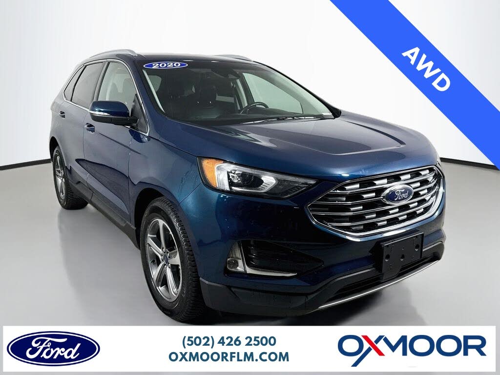 Dark Persian Green Metallic 2020 Ford Edge SUV / Crossover All-Wheel Drive 8-Speed Automatic