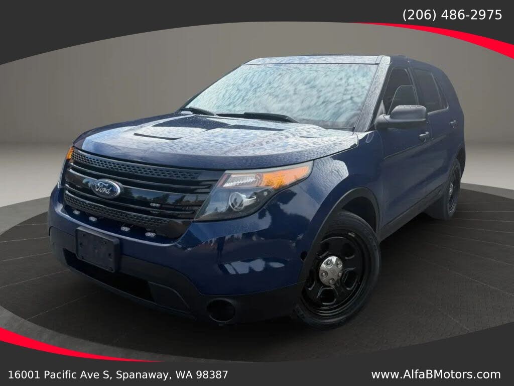 Blue 2014 Ford Explorer SUV / Crossover All-Wheel Drive 