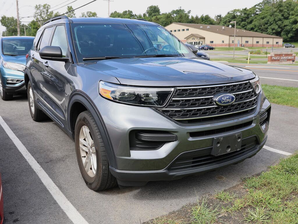 Carbonized Gray Metallic 2023 Ford Explorer SUV / Crossover All-Wheel Drive Automatic