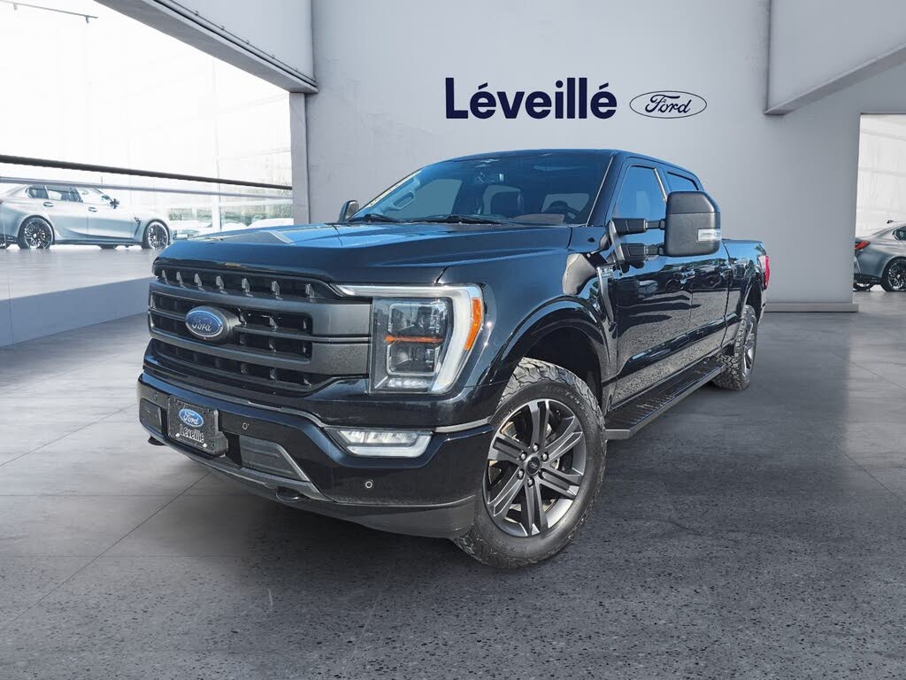 Black 2023 Ford F-150 Pickup Truck Four-Wheel Drive Automatic