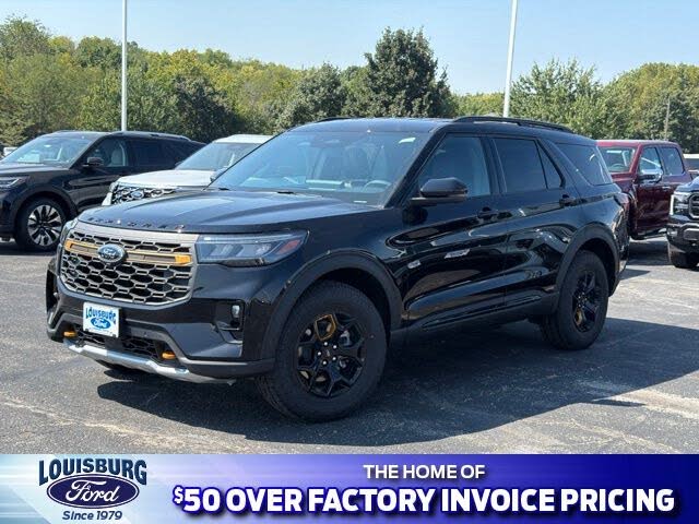 Black Metallic 2026 Ford Explorer SUV / Crossover All-Wheel Drive Automatic