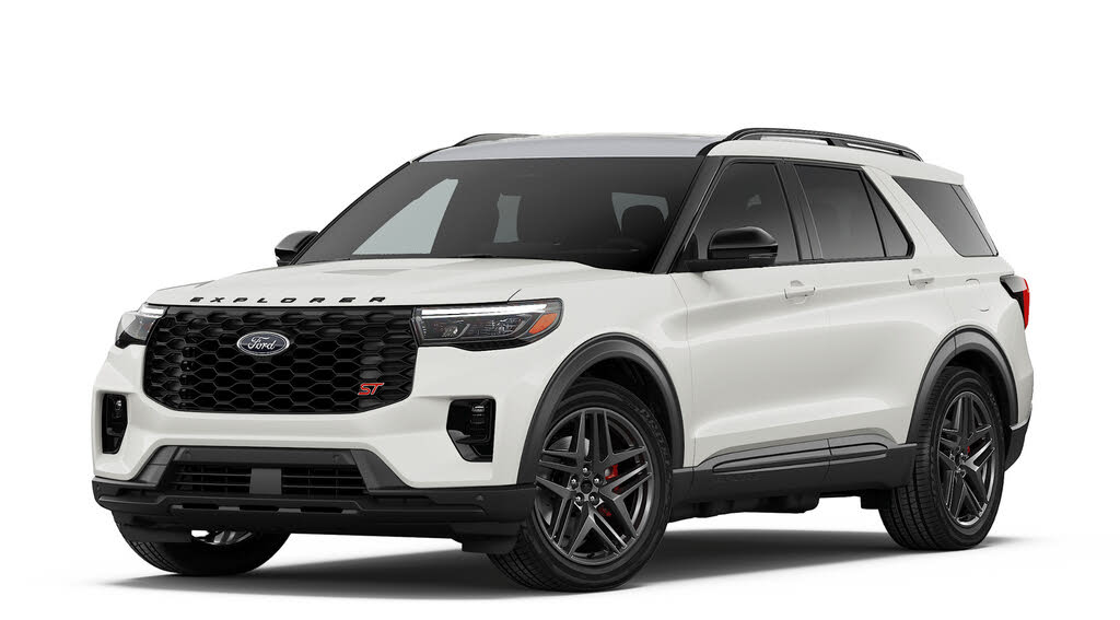 STAR WHITE METALLIC TRI-COAT 2026 Ford Explorer SUV / Crossover All-Wheel Drive Automatic