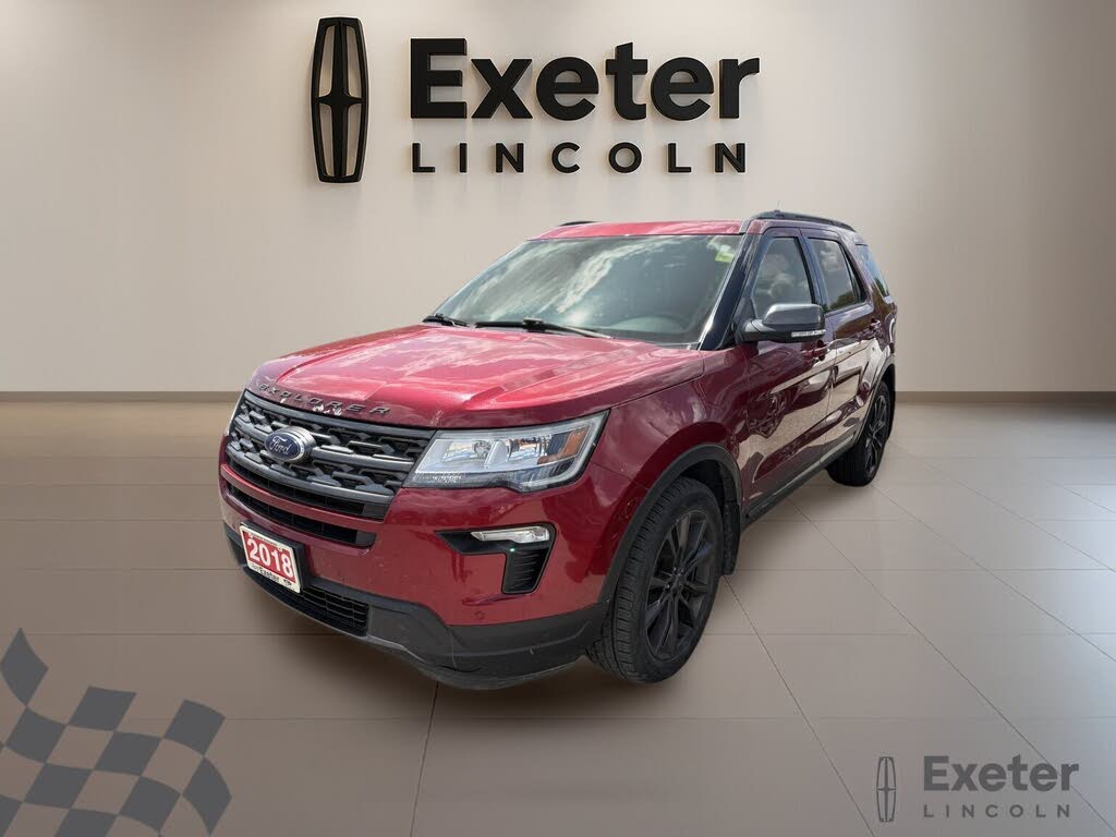 Red 2018 Ford Explorer SUV / Crossover All-Wheel Drive Automatic