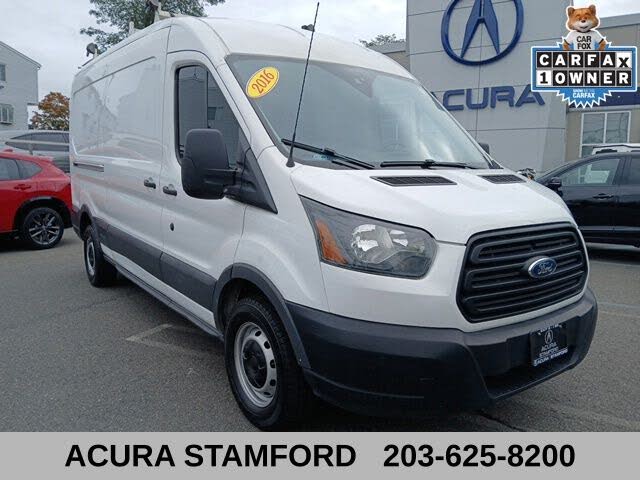 Oxford White 2016 Ford Transit Cargo Van Rear-Wheel Drive 6-Speed Automatic Overdrive