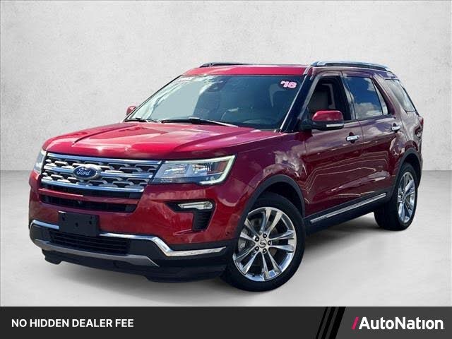 2018 Ford Explorer Rojo (Ruby Red Metallic Tinted Clearcoat) SUV/Crossover Tracción delantera 6 velocidades Automática