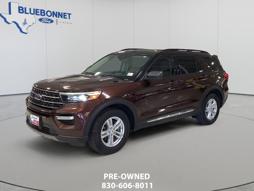 Red (Copper) 2020 Ford Explorer SUV / Crossover Rear-Wheel Drive Automatic