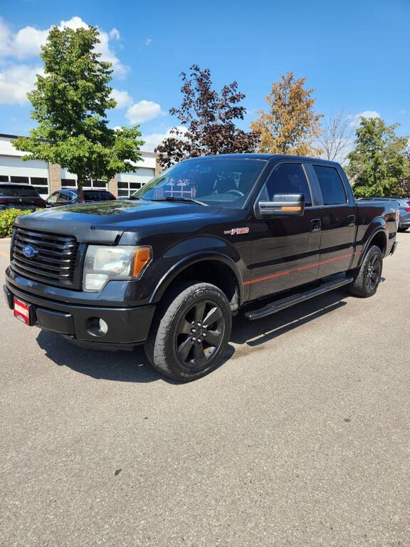 Black 2011 Ford F-150 Pickup Truck Four-Wheel Drive Automatic