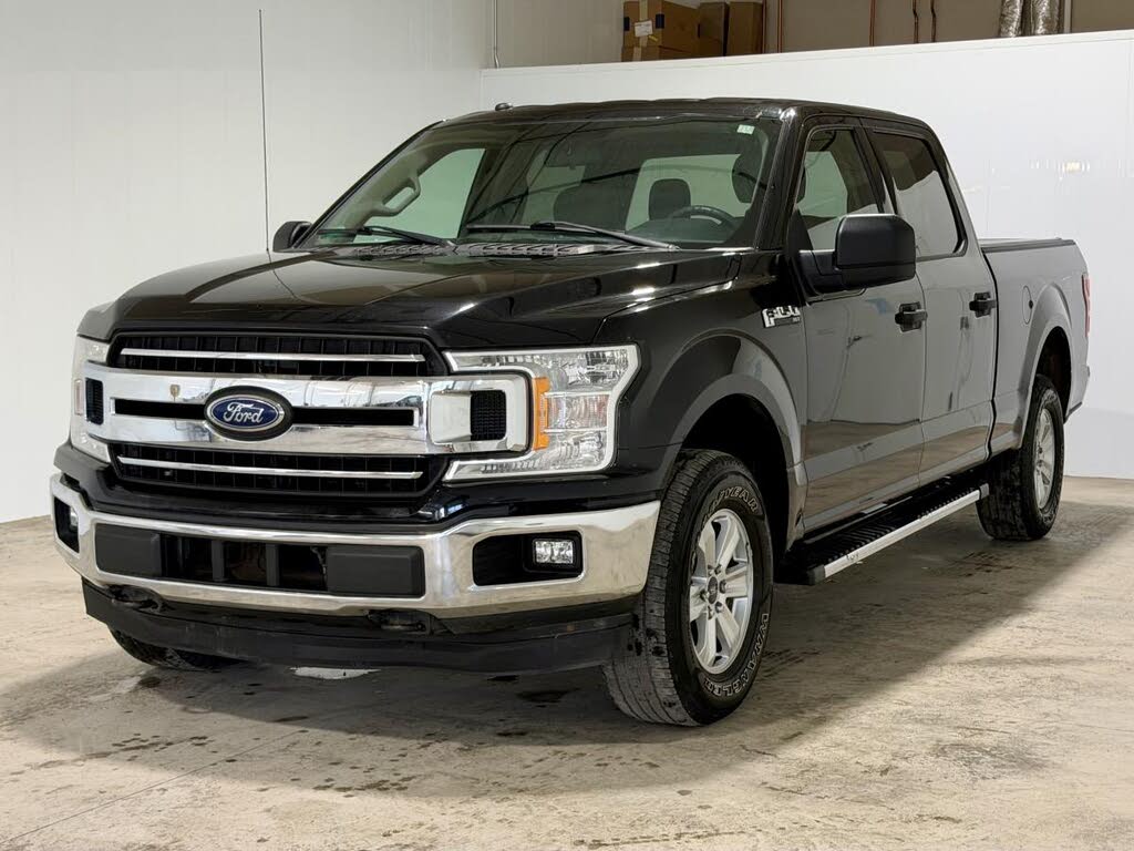 Black 2018 Ford F-150 Pickup Truck Four-Wheel Drive Automatic