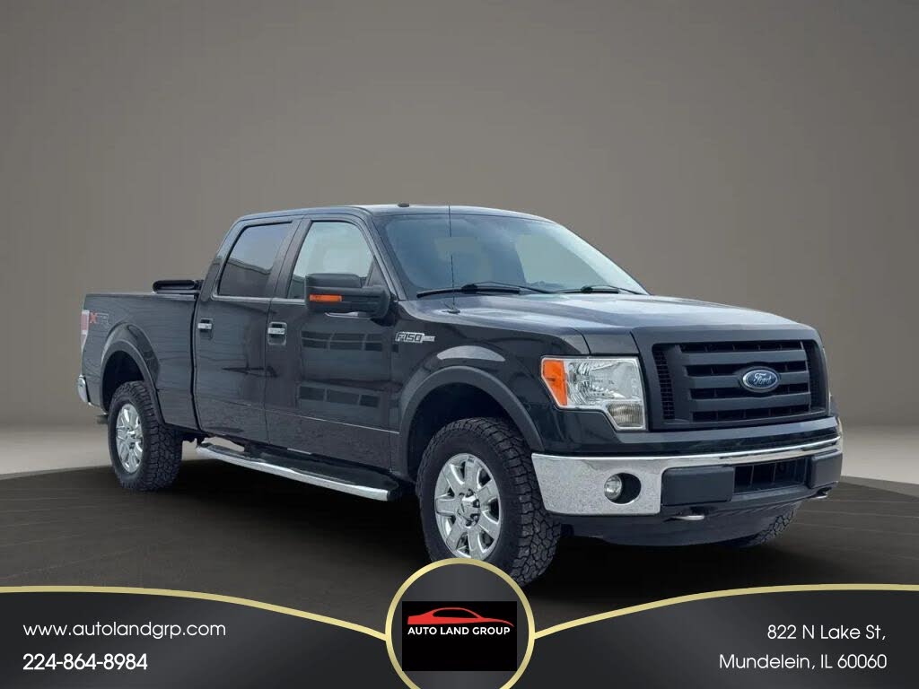 Black 2014 Ford F-150 Pickup Truck Four-Wheel Drive 6-Speed Automatic