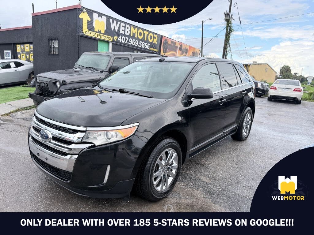 Black 2012 Ford Edge SUV / Crossover Front-Wheel Drive 6-Speed Automatic