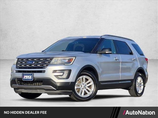Ingot Silver Metallic 2017 Ford Explorer SUV / Crossover Front-Wheel Drive 6-Speed Automatic