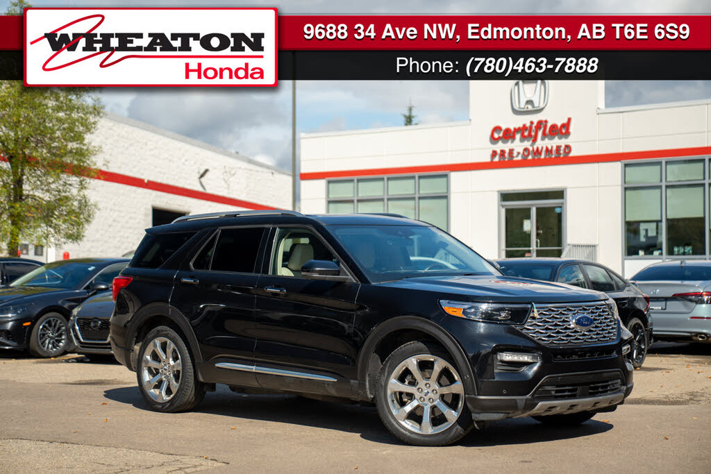 Black 2020 Ford Explorer SUV / Crossover All-Wheel Drive Automatic