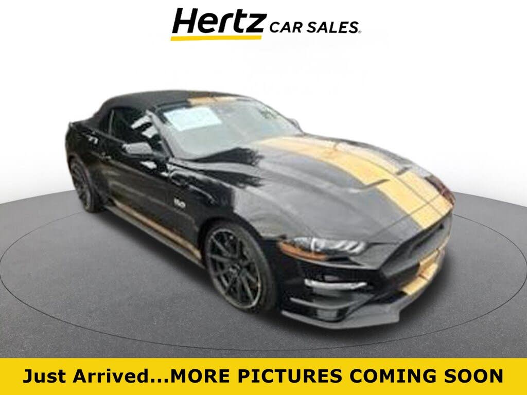 Black 2022 Ford Mustang Convertible Rear-Wheel Drive Automatic