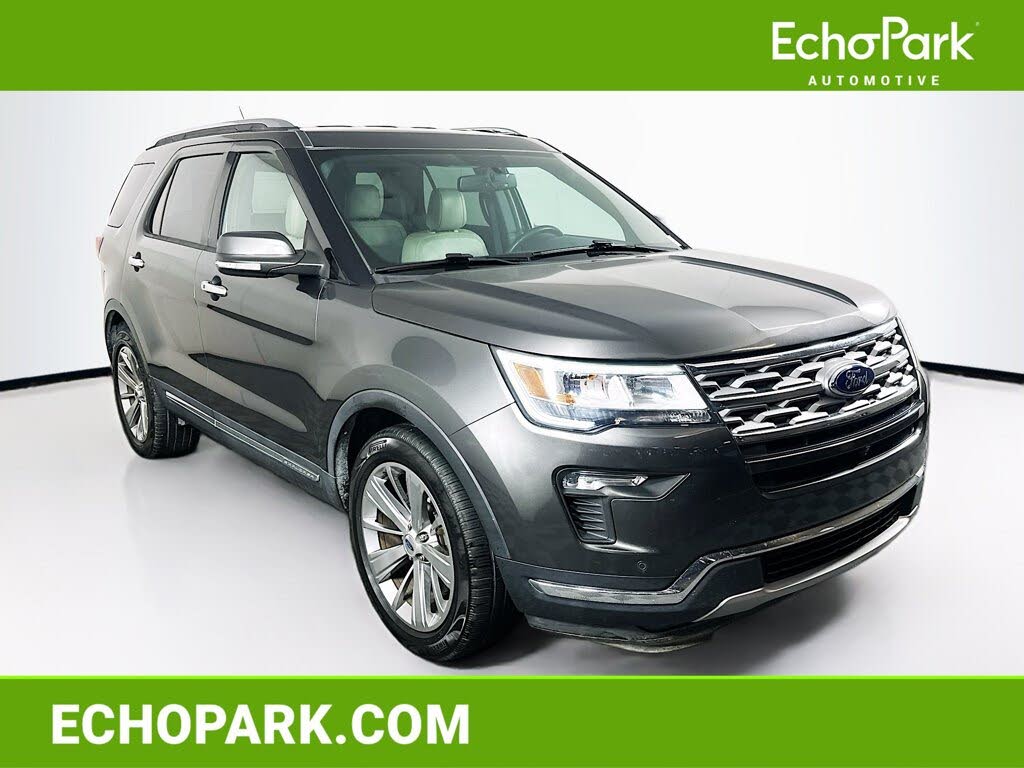 Gray 2018 Ford Explorer SUV / Crossover Front-Wheel Drive Automatic