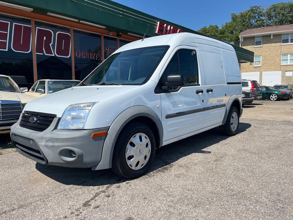 White 2013 Ford Transit Connect Van Front-Wheel Drive 4-Speed Automatic