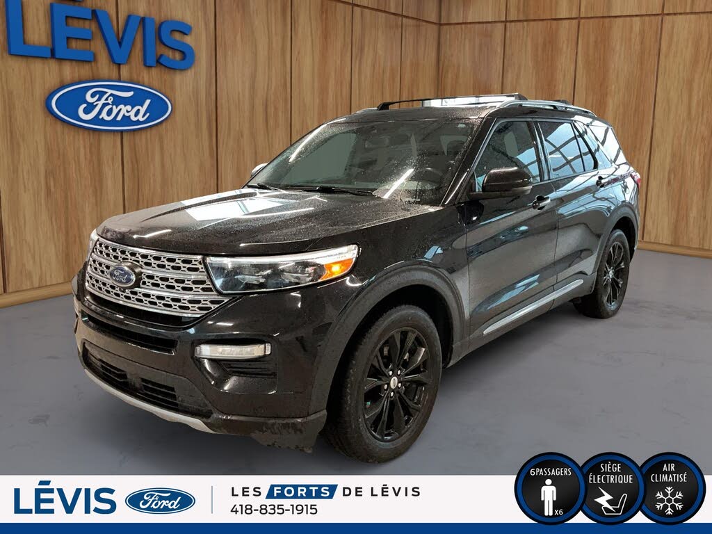 Black 2020 Ford Explorer SUV / Crossover All-Wheel Drive Automatic