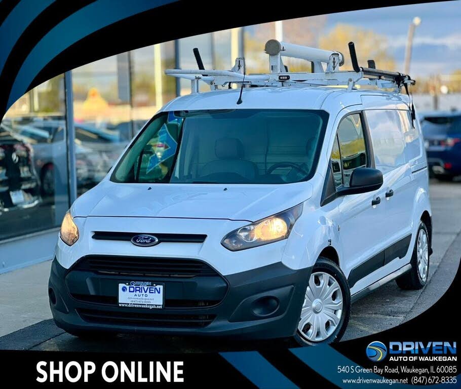 Frozen White 2016 Ford Transit Connect Van Front-Wheel Drive 6-Speed Automatic
