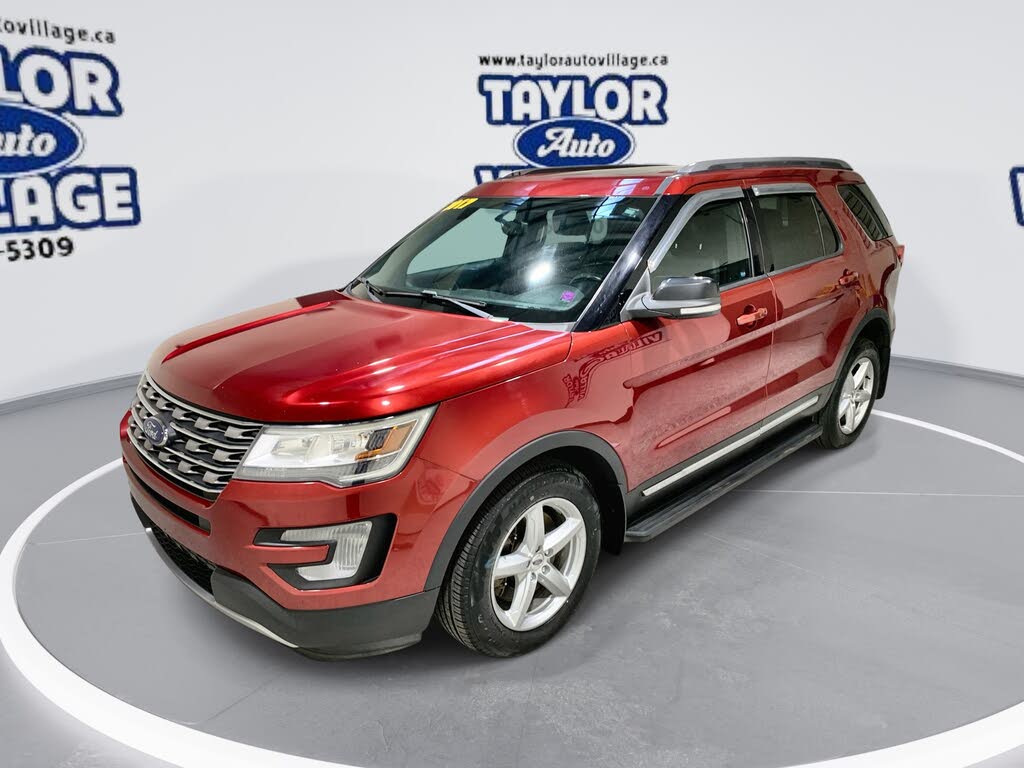 Ruby Red Metallic Tinted Clearcoat (RR) 2017 Ford Explorer SUV / Crossover All-Wheel Drive Automatic