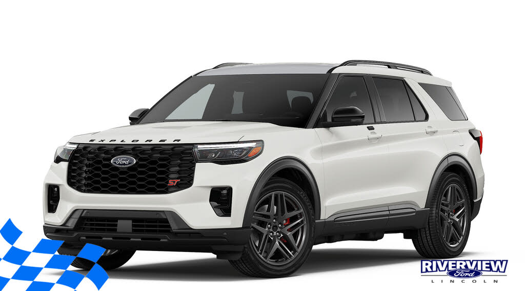 STAR WHITE METALLIC TRI-COAT 2026 Ford Explorer SUV / Crossover All-Wheel Drive Automatic