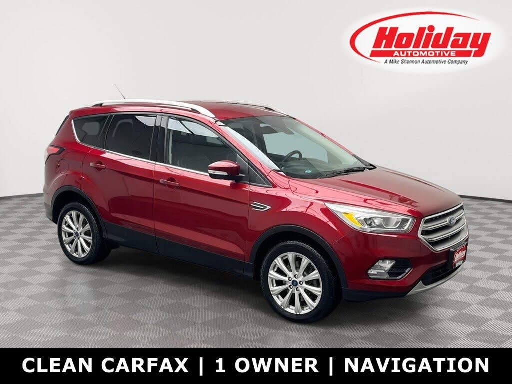 Red 2017 Ford Escape SUV / Crossover All-Wheel Drive Automatic