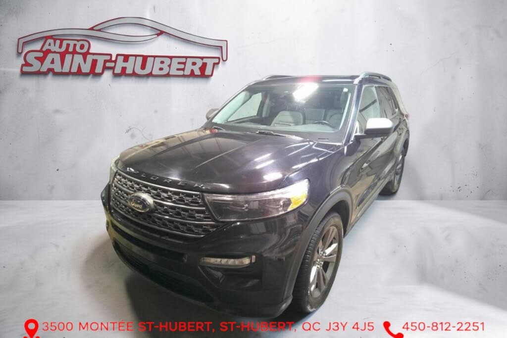 Black 2021 Ford Explorer SUV / Crossover All-Wheel Drive Automatic
