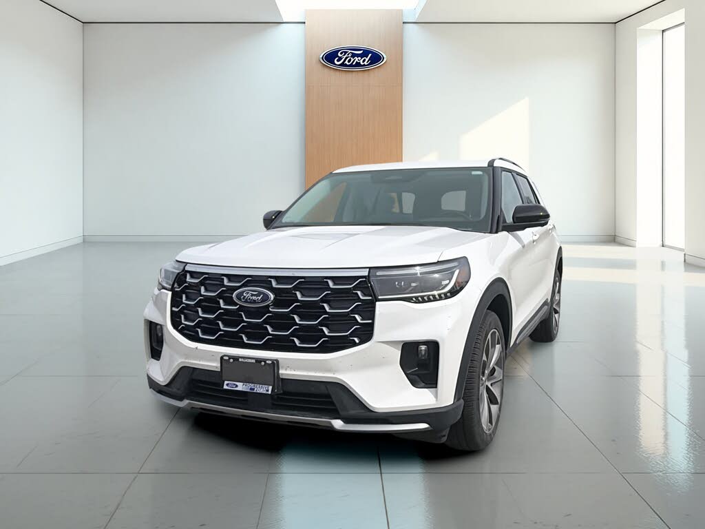 White 2025 Ford Explorer SUV / Crossover All-Wheel Drive Automatic