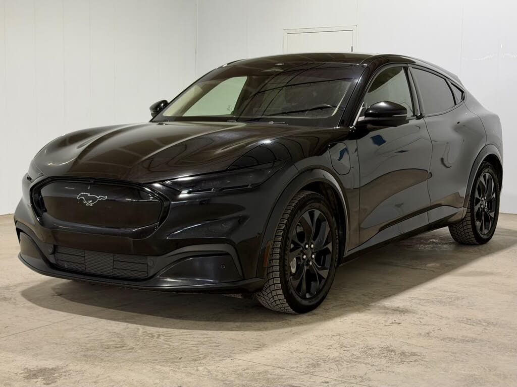Black 2021 Ford Mustang Mach-E SUV / Crossover All-Wheel Drive Automatic