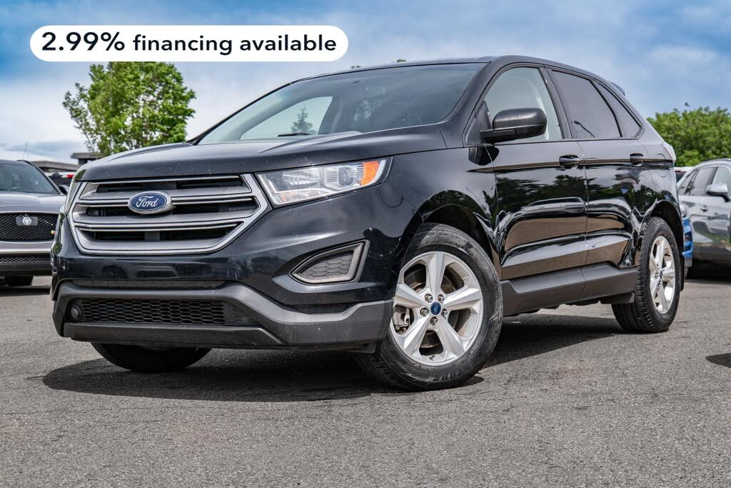 Black 2017 Ford Edge SUV / Crossover All-Wheel Drive Automatic