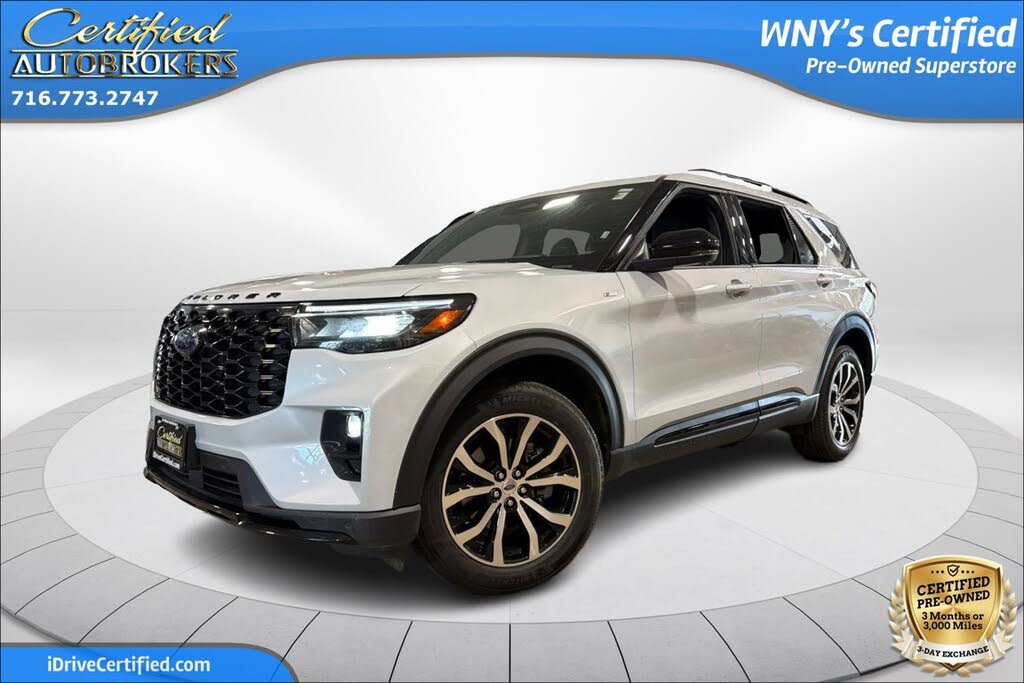 White 2026 Ford Explorer SUV / Crossover All-Wheel Drive Automatic