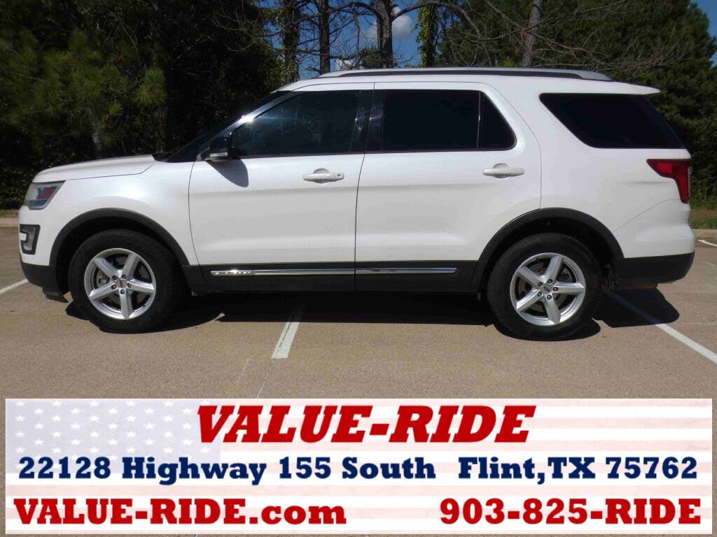 White 2016 Ford Explorer SUV / Crossover All-Wheel Drive Automatic