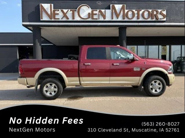 2012 RAM 2500 Rojo (Maroon) Camioneta Todo terreno 6 velocidades Automática