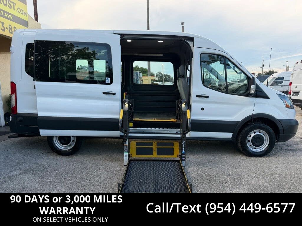 White 2016 Ford Transit Cargo Van Rear-Wheel Drive Automatic