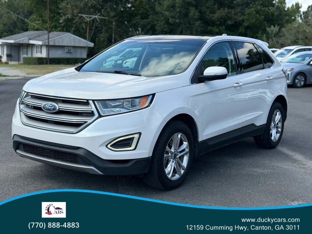 White 2015 Ford Edge SUV / Crossover Front-Wheel Drive 6-Speed Automatic