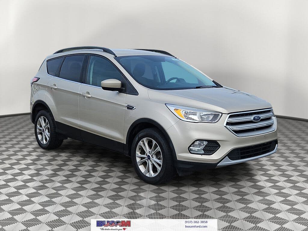 White Gold Metallic 2018 Ford Escape SUV / Crossover All-Wheel Drive 6-Speed Automatic