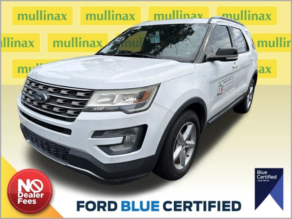 Oxford White 2017 Ford Explorer SUV / Crossover Front-Wheel Drive 6-Speed Automatic