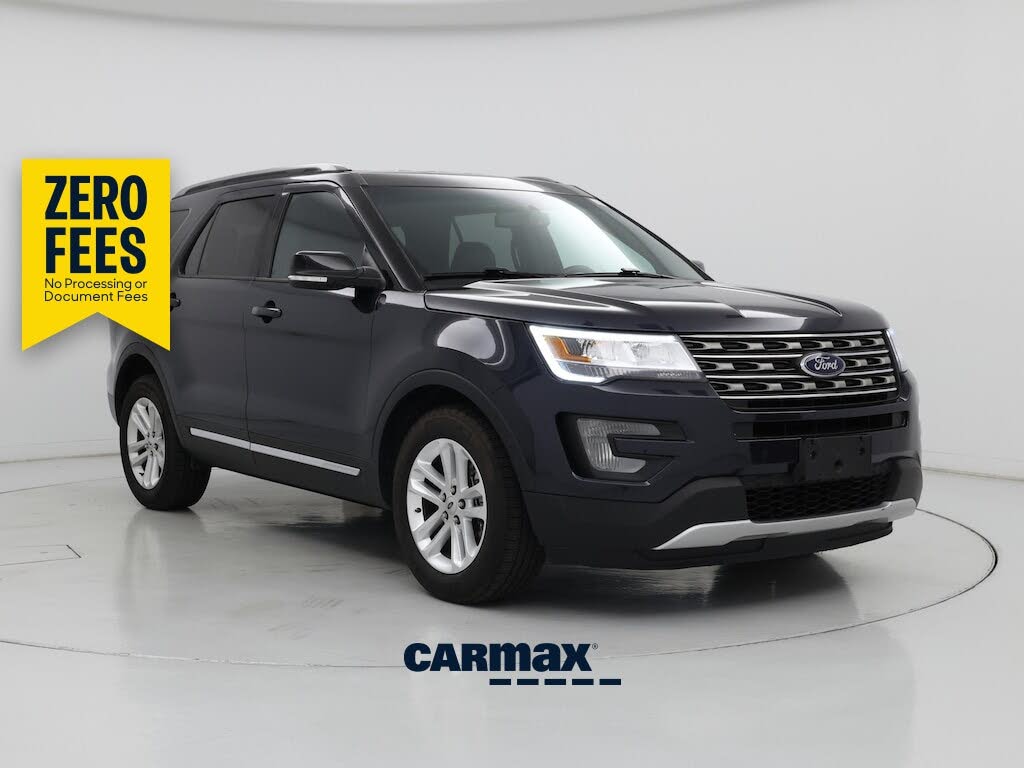 Blue 2017 Ford Explorer SUV / Crossover Front-Wheel Drive Automatic