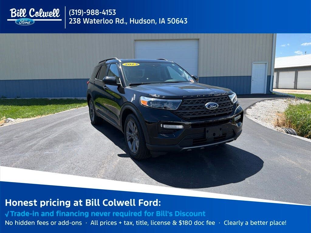 Agate Black Metallic 2023 Ford Explorer SUV / Crossover All-Wheel Drive Automatic