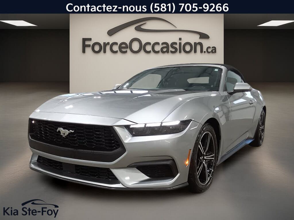 Gray 2025 Ford Mustang Convertible Rear-Wheel Drive Automatic