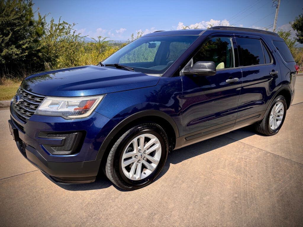 Blue 2016 Ford Explorer SUV / Crossover Front-Wheel Drive 6-Speed Automatic