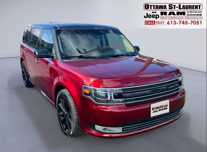 Red 2017 Ford Flex SUV / Crossover All-Wheel Drive Automatic