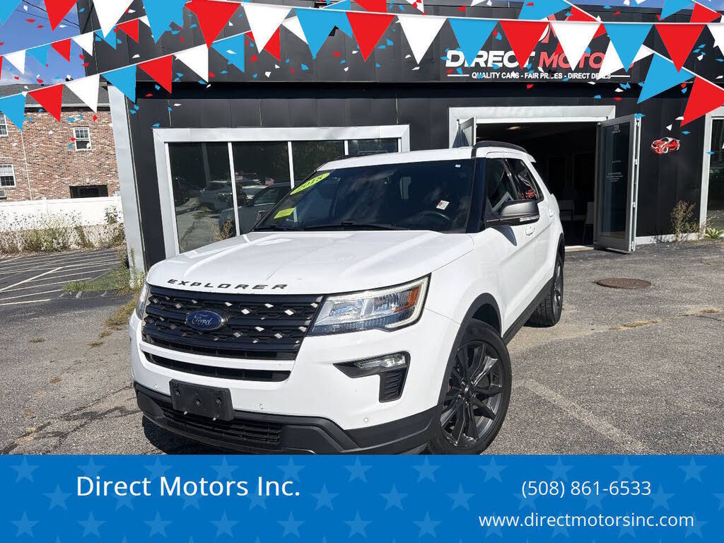White 2018 Ford Explorer SUV / Crossover All-Wheel Drive 6-Speed Automatic