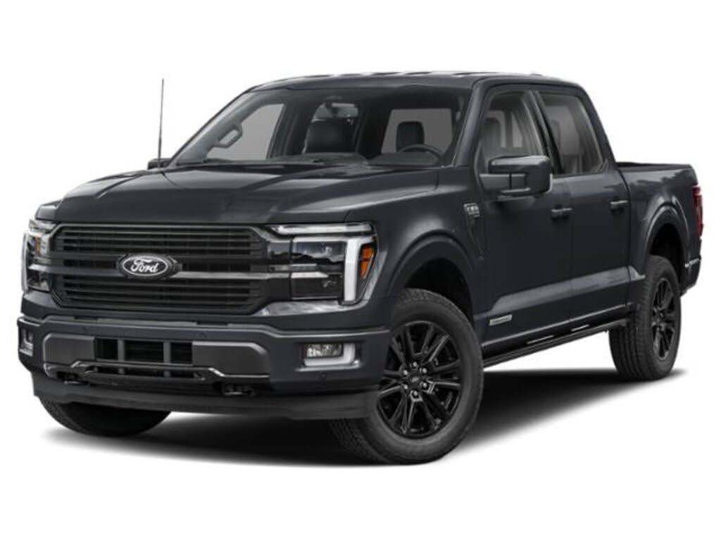 Black 2025 Ford F-150 Pickup Truck Four-Wheel Drive Automatic