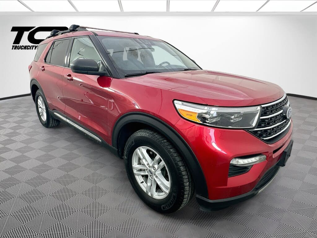 Rapid Red Metallic Tinted Clearcoat 2020 Ford Explorer SUV / Crossover All-Wheel Drive Automatic