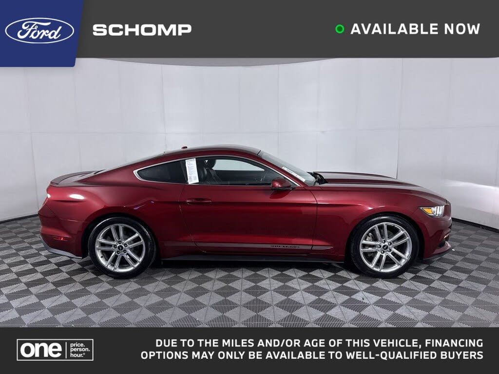 Red 2017 Ford Mustang Coupe Rear-Wheel Drive Automatic