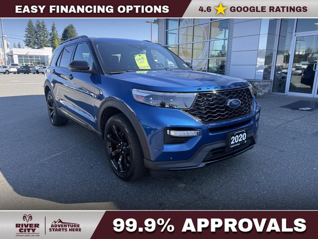 Blue 2020 Ford Explorer SUV / Crossover All-Wheel Drive Automatic