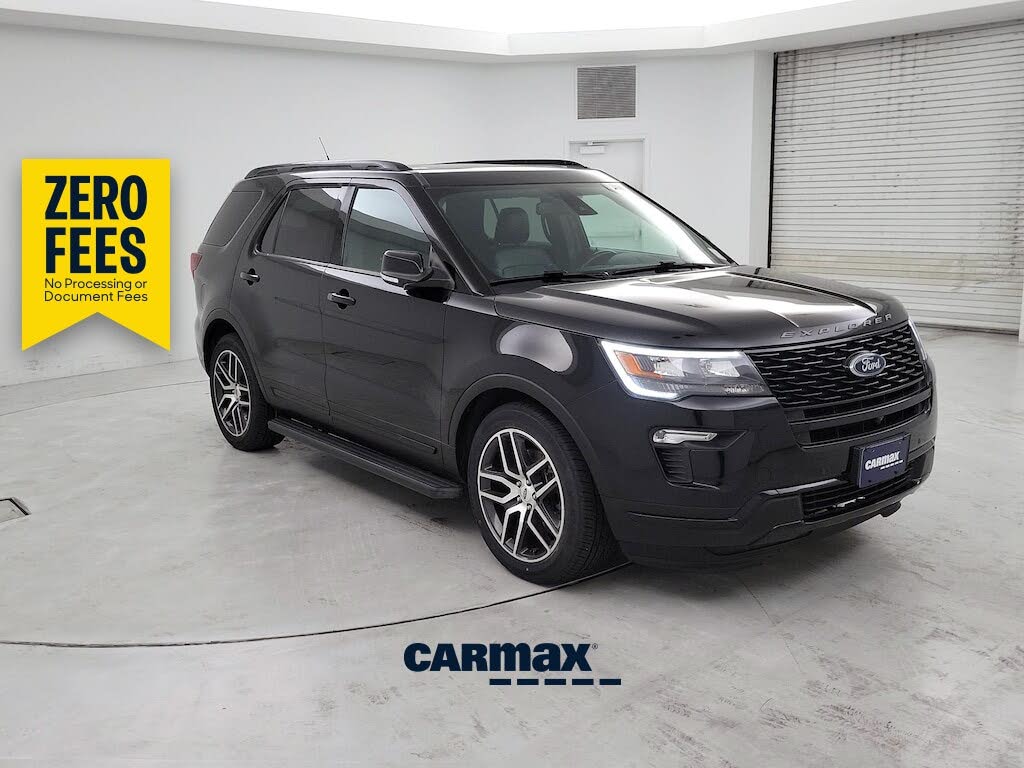 Black 2018 Ford Explorer SUV / Crossover All-Wheel Drive Automatic