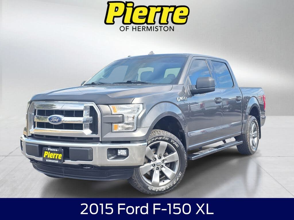 Gray (Magnetic) 2015 Ford F-150 Pickup Truck Four-Wheel Drive 6-Speed Automatic